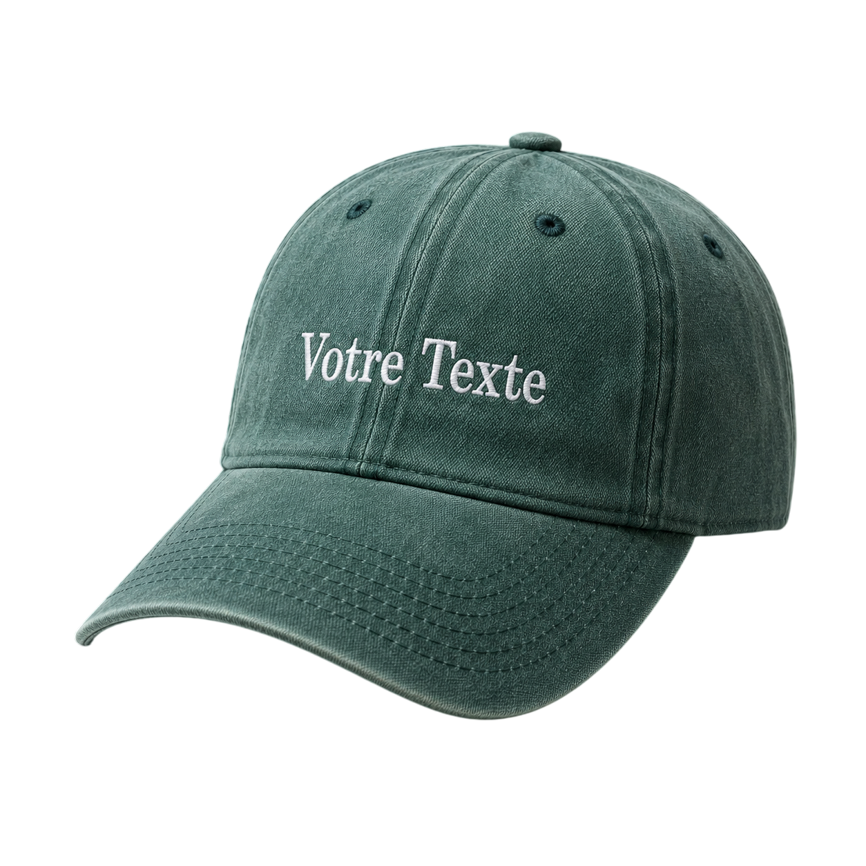 Casquette texte personnalisable Le Brodeur