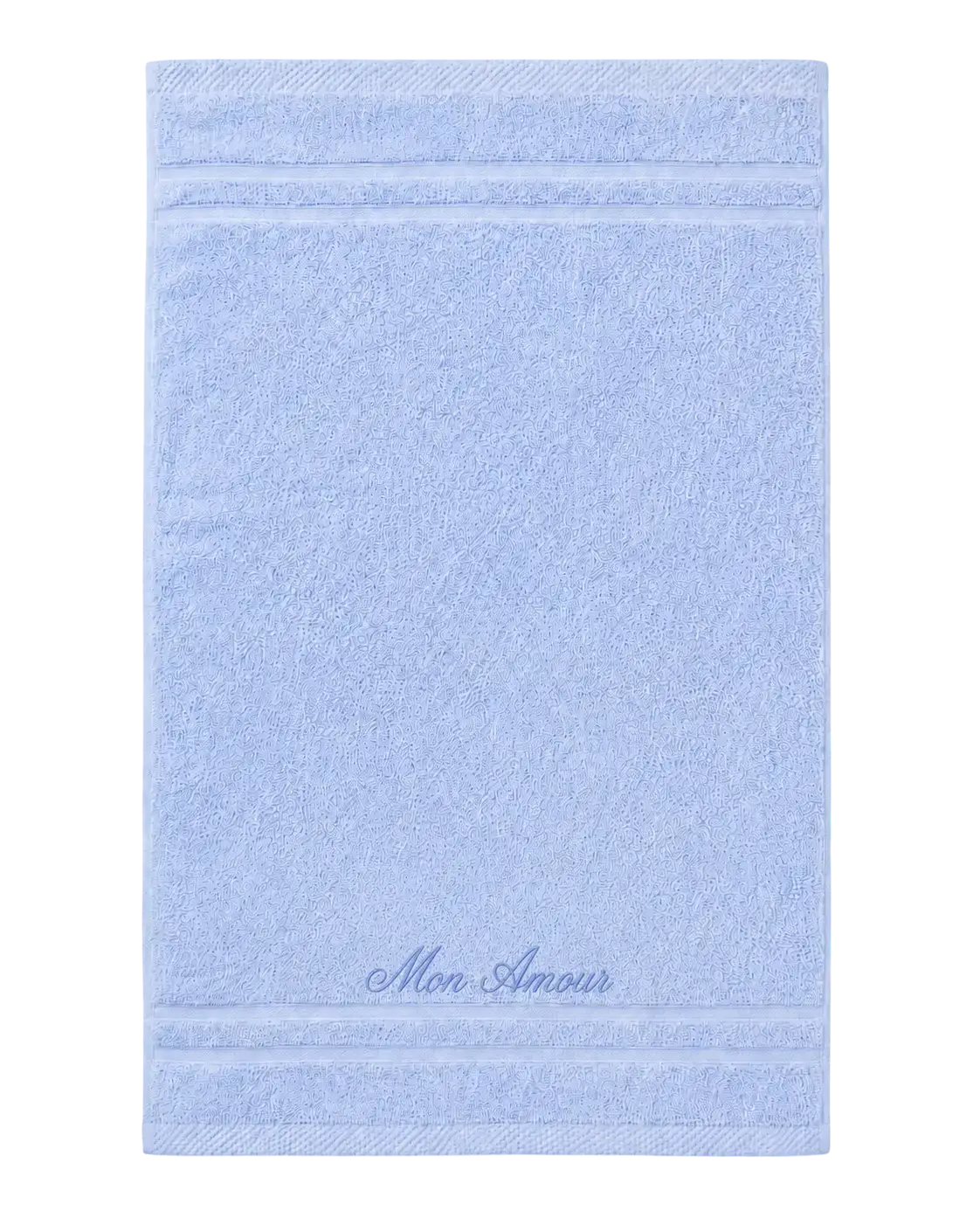 Serviette personnalisée brodée avec prénom ou message sur mesure